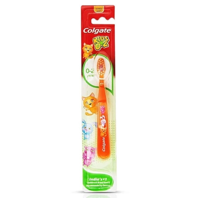 Colgate Kids 0-2 Years Toothbrush, Manual, Kid Multicolor 1 Piece