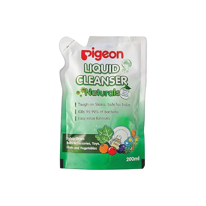 Pigeon 2 Pack of Liquid Cleanser Refill, 200 ml, Green
