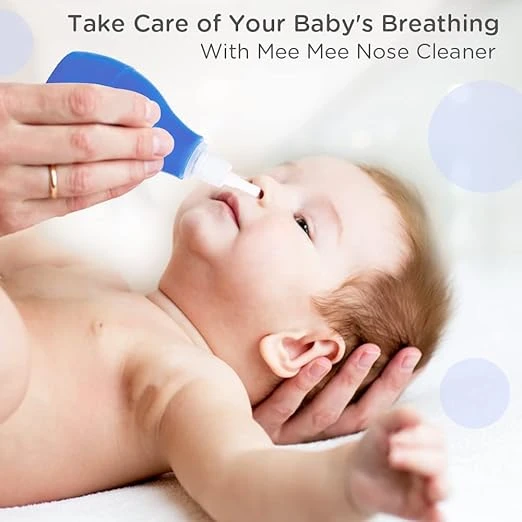 Mee Mee Baby Nose Cleaner (with Easy Grip - Single Pack, Blue)