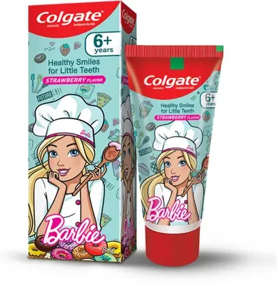 Colgate Kids (6+ Years) Barbie Strawberry Flavour Toothpaste  (80 g)