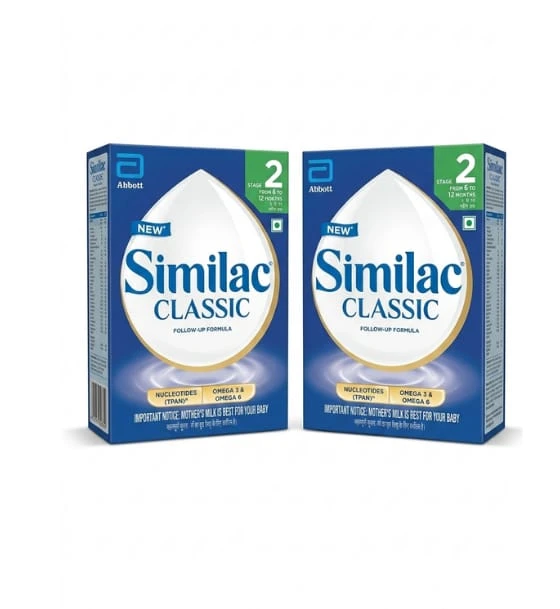 Similac Classic Stage 2 Infant Formula - 400 GM Box Pack Of 2