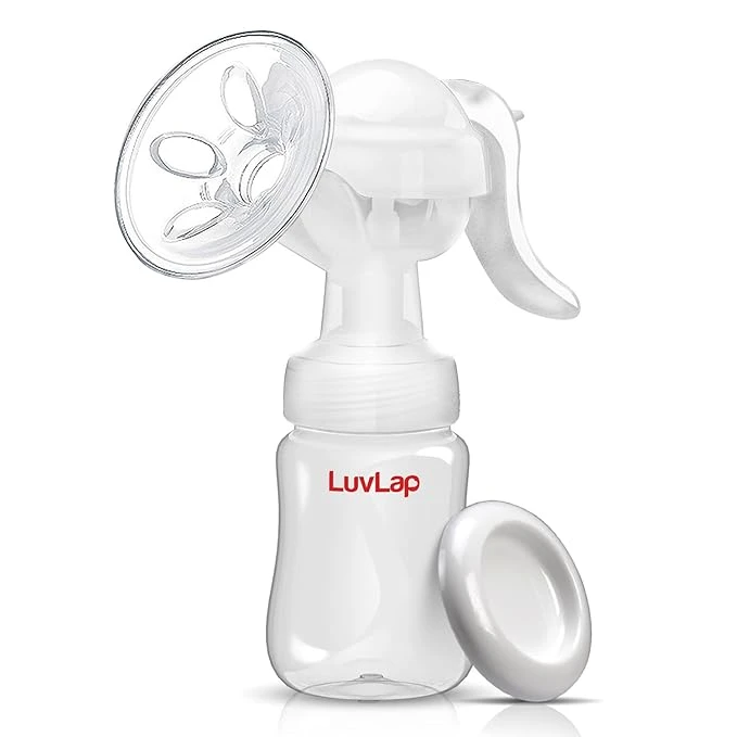 lLuv lapcushion & ergonomic handle for easy & painless breast milk expression, 2pcs Breast pads free, Soft & Gentle, BPA Free