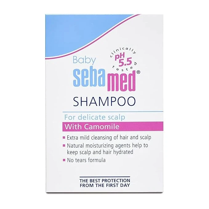 Baby Sebamed Shampoo|pH 5.5| Ideal for Newborn’s delicate scalp| No Tears | 150 ml