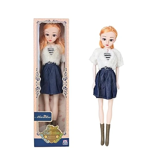 Manku MT 5002 Doll Sweet Collection – Realistic Features, Trendy Outfits, Collectible Toy for Girls, for Kids, Fun and Interactive Doll for Imaginative Play and Display