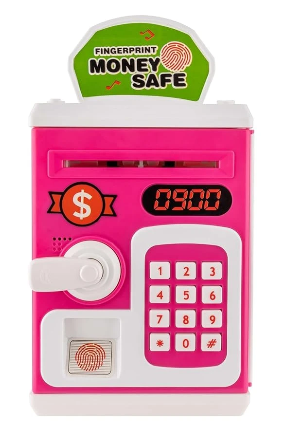 Electric Piggy Bank with Lock & Password Protection | Digital Coin Bank for Safe Money Storage | Money Saving Bank for Kids Boys & Girls