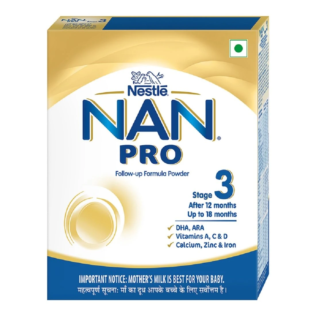 Nestle NAN PRO Stage 3 Follow-Up Formula 400g