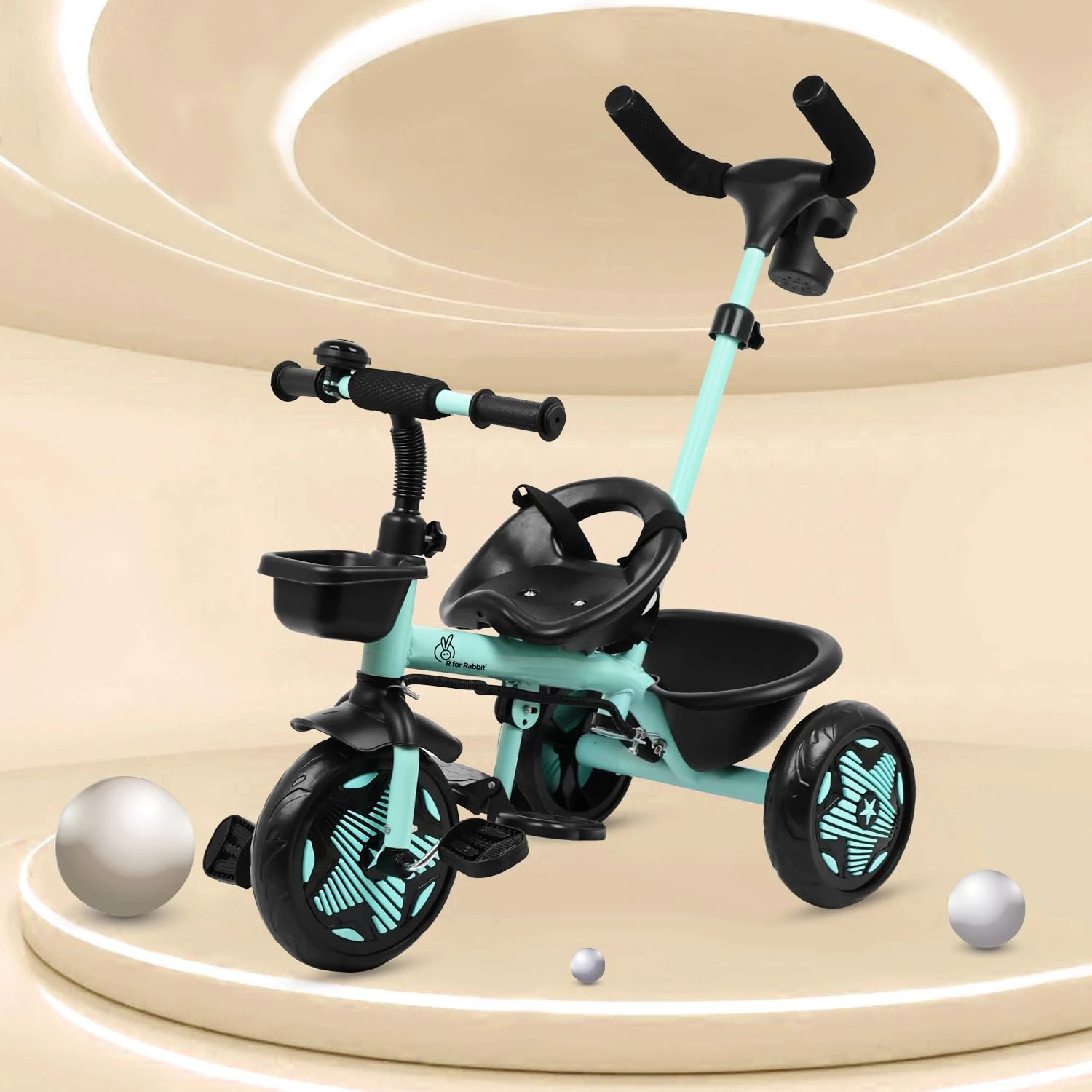 R for Rabbit Tiny Toes R20 Ace Tricycle for Kids with Parental Control