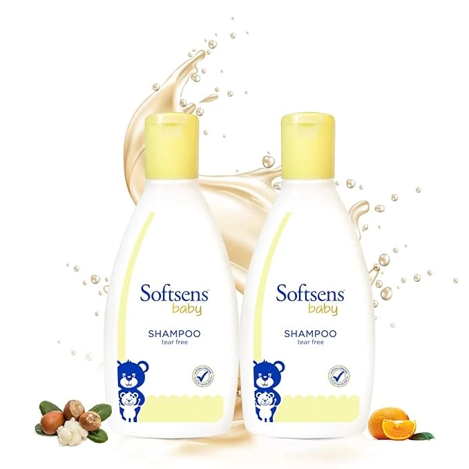 Softsens Baby TEAR FREE Shampoo (200ml x Pack of 2)