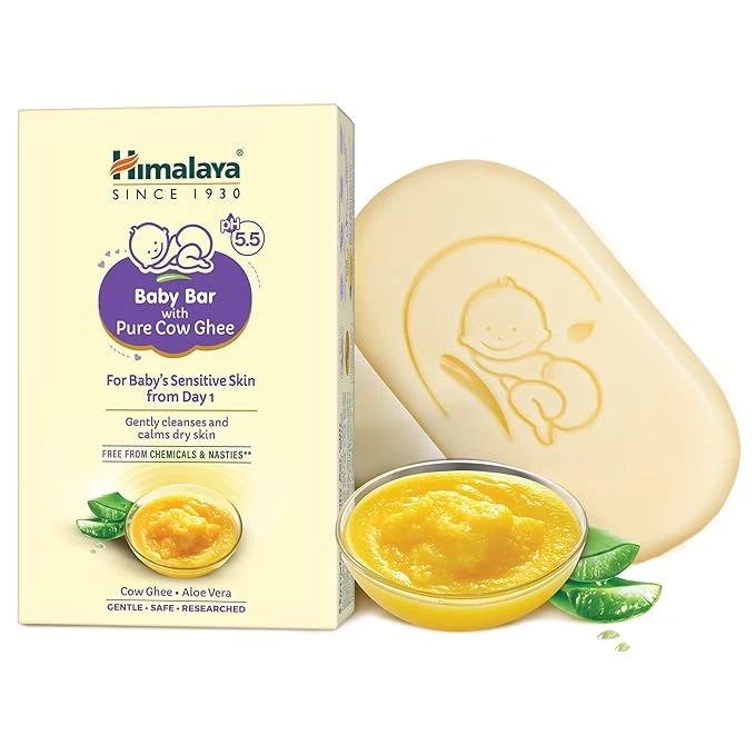 Himalaya Baby Bar with Pure Cow Ghee 75G