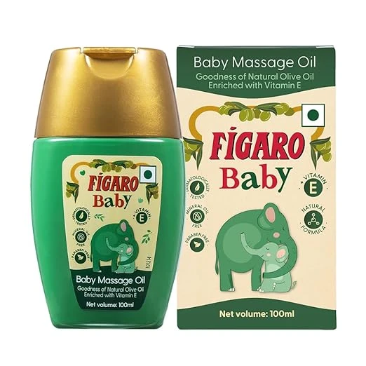 Figaro Baby Massage Oil With Goodness Of Natural Olive Oil Enriched With Vitamin E 200ML