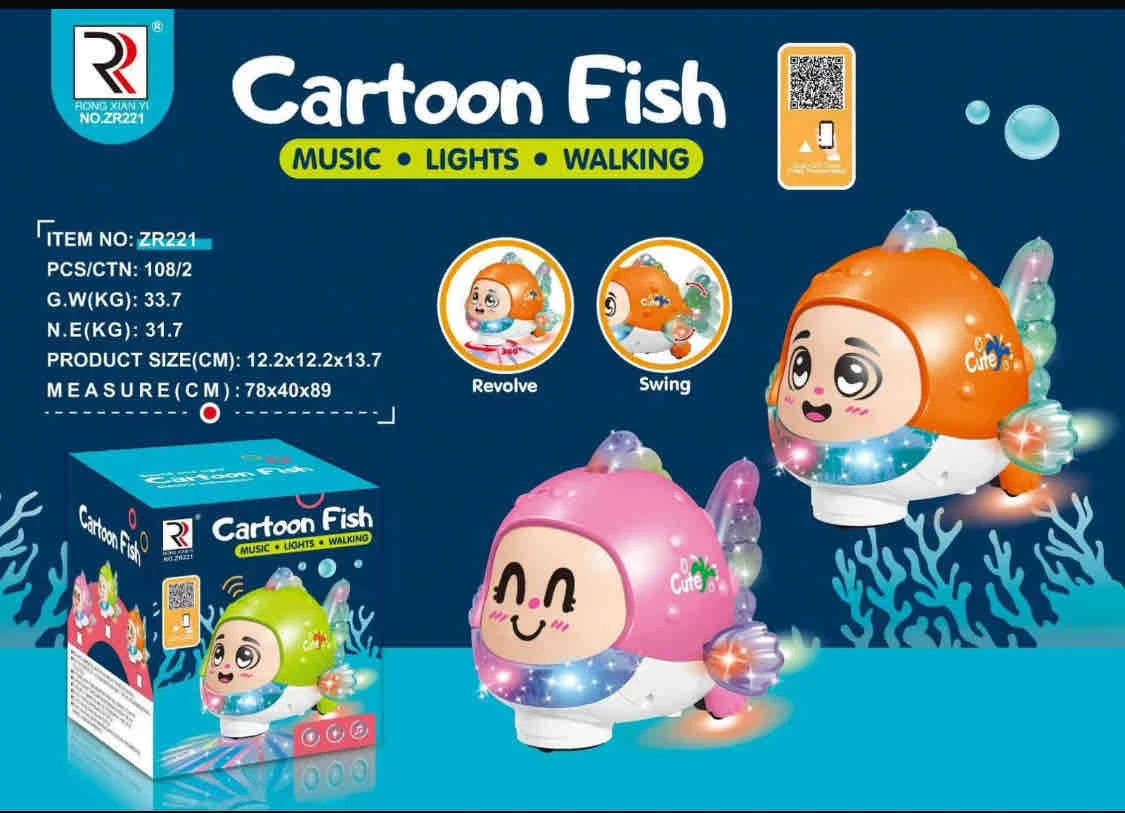3D CARTOON FISH