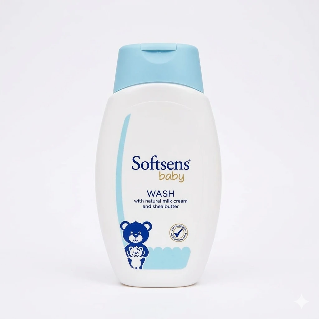 Softsens Baby Wash with natural milk 200ml
