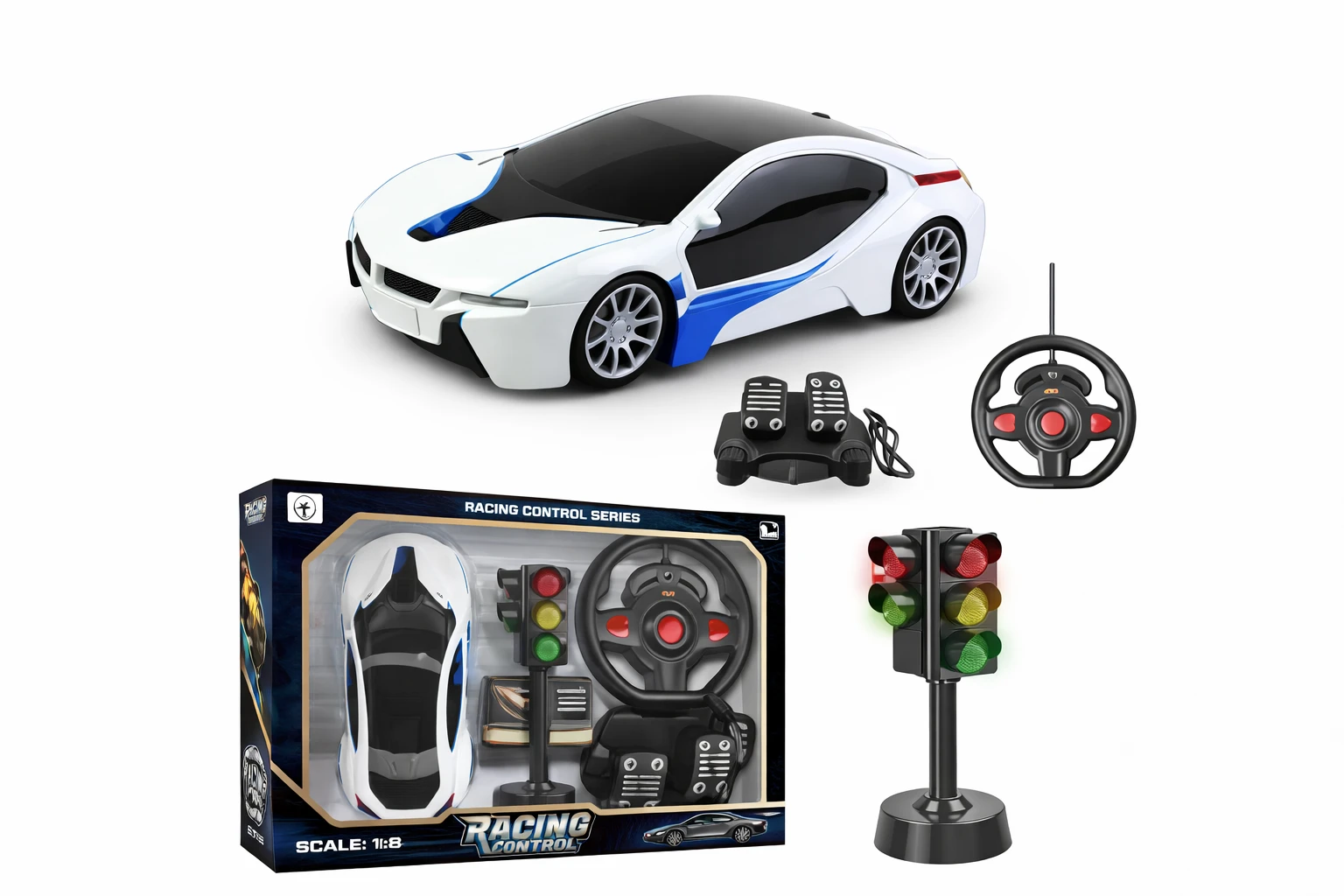 RC BMW WITH PEDDAL RACE AND STEERING SENS