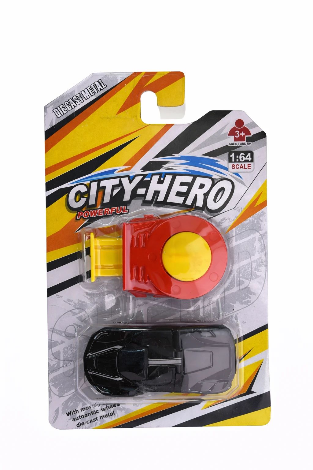 Metal Die Cast Launcher Car Toy (Black)