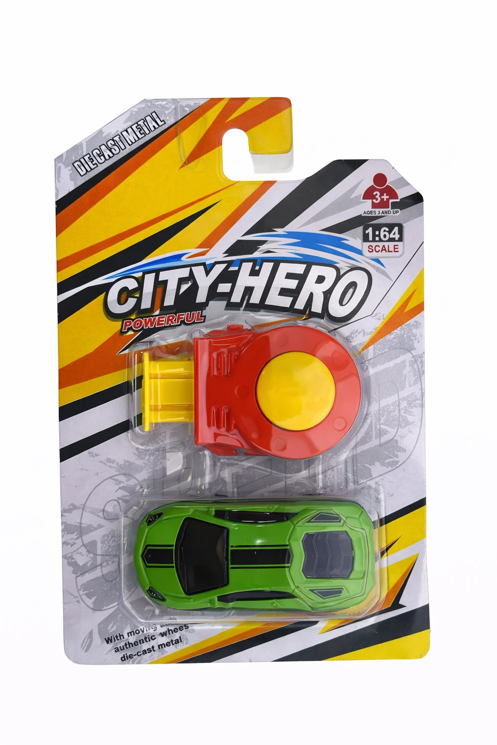 Metal Die Cast Launcher Car Toy (Green)