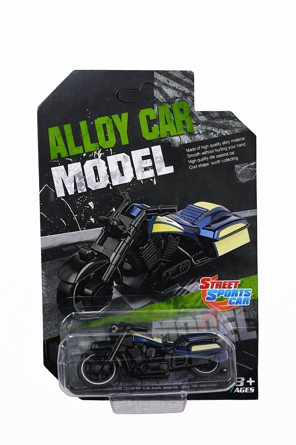 Die-Cast Metal Bike Toy