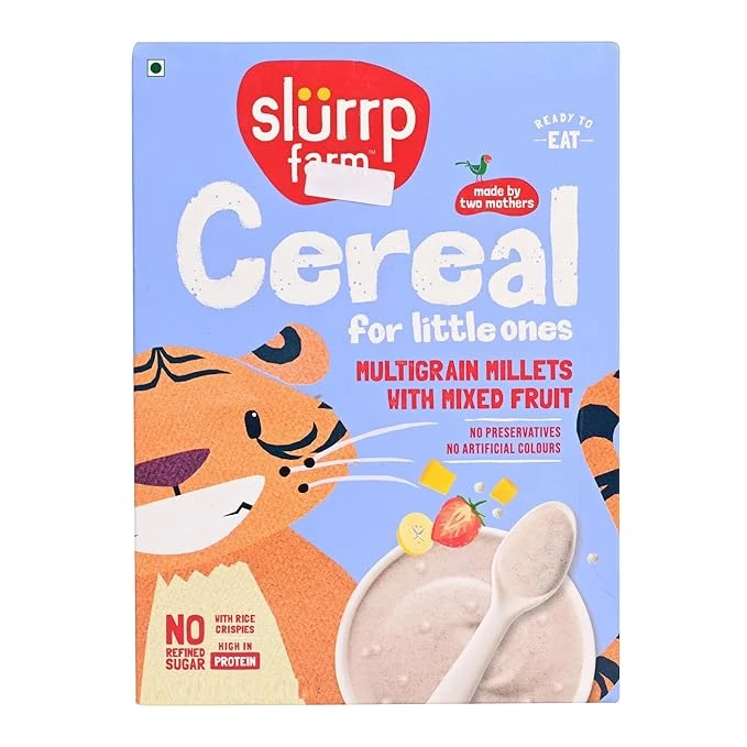 lurrp Farm Multigrain Millets with Fruits Cereal, 200 gm
