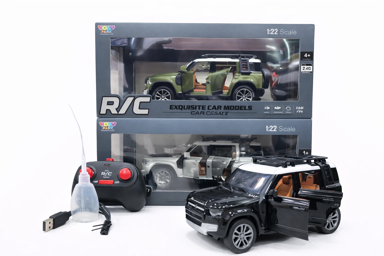 Wonder Toys RC Metal Defender car With Smoke