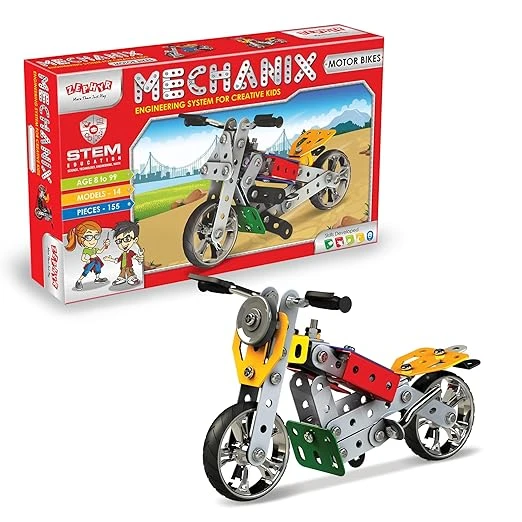 ZEPHYR Mechanix Motorbikes STEM Toy