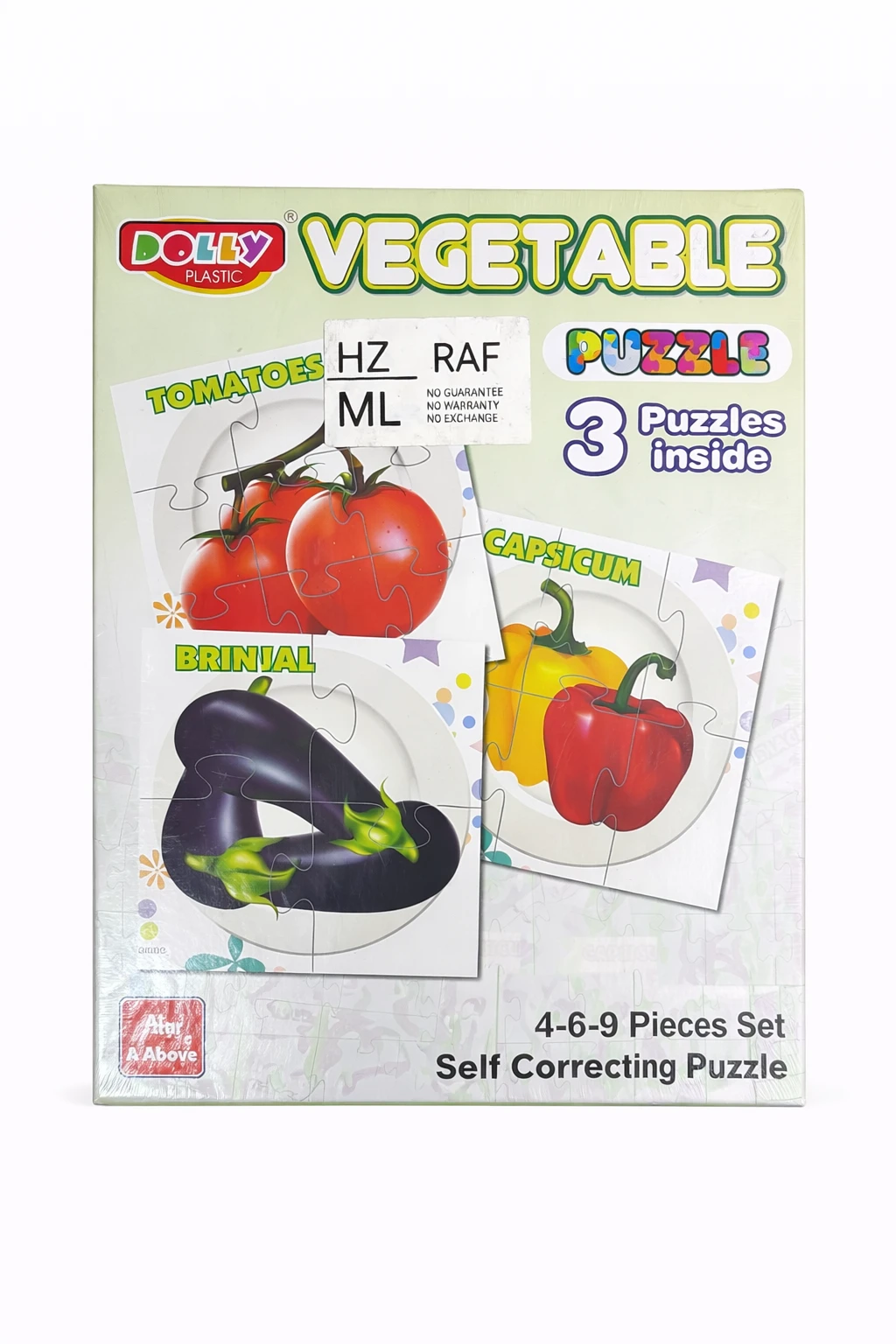 Dolly Vegetable Puzzle3 Puzzles inside