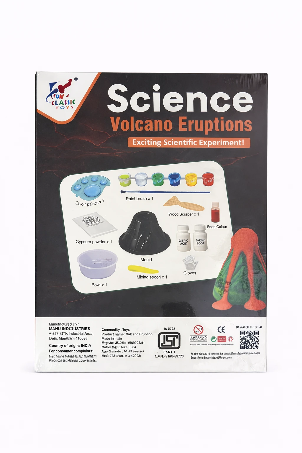 Fun Classic Toys Science Volcano Eruptions
