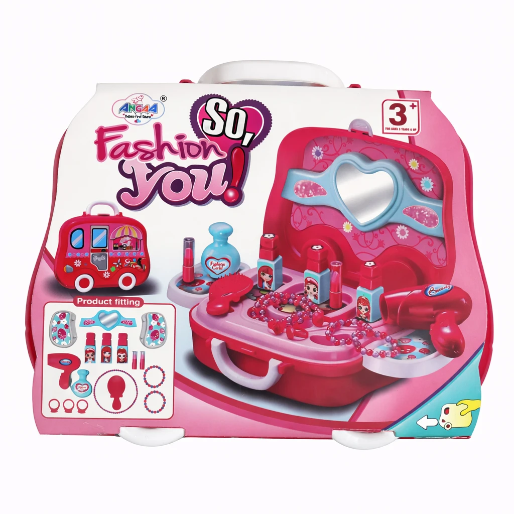 Beauty Makeup Pretend Play Toy Set for Girl angaa