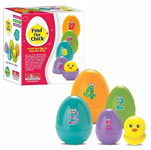 toymate Find The Chick In Egg Nesting Toy