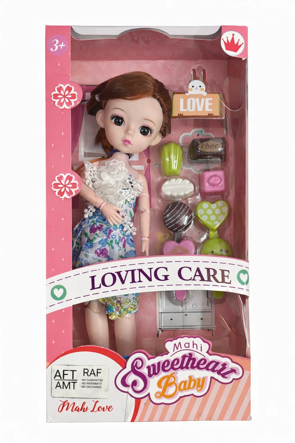 Mahi Love Sweetheart Baby Doll – Caring Role Play Toy for Kids