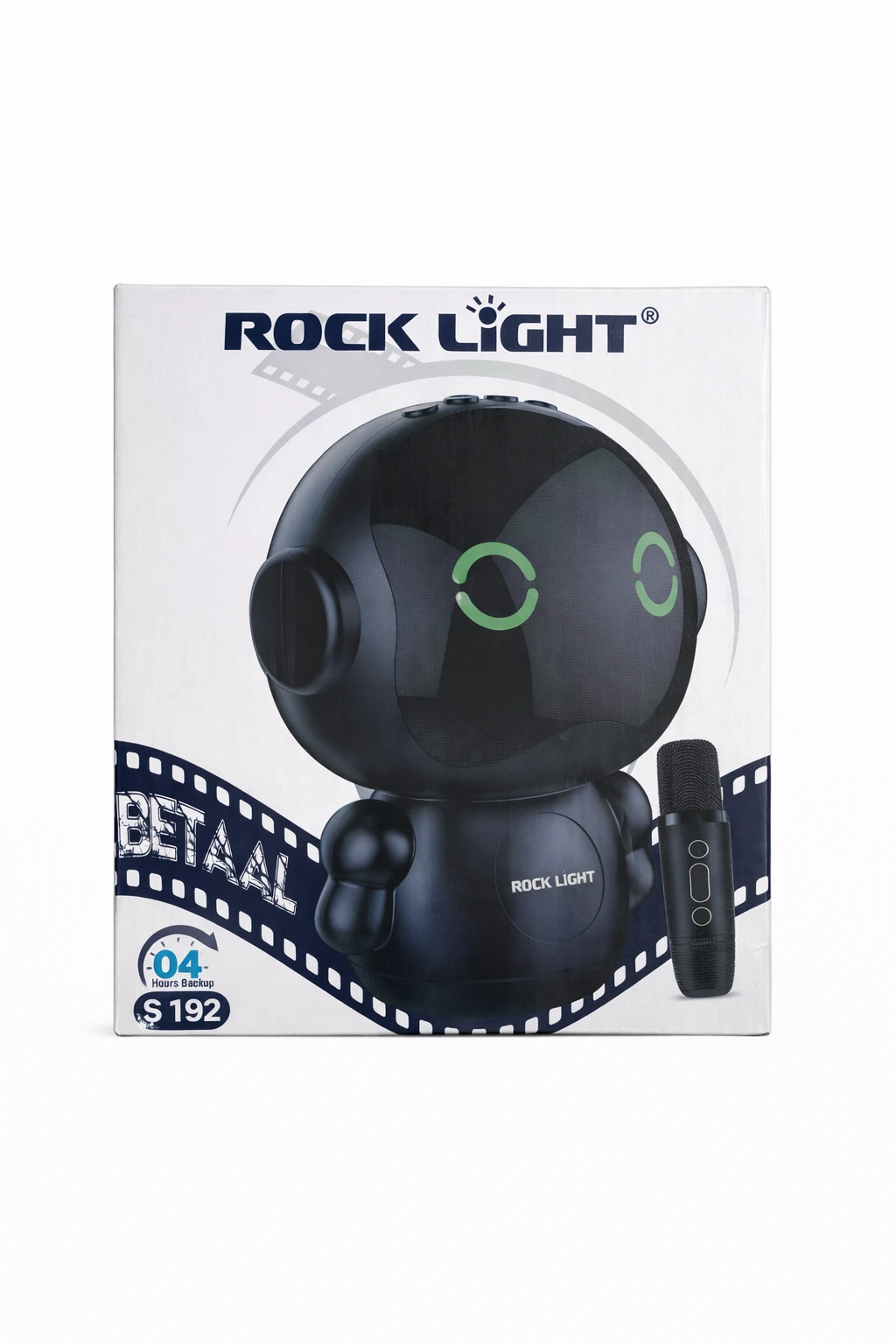 Rock Light Robot Shaped Bluetooth Speaker with LED Eyes