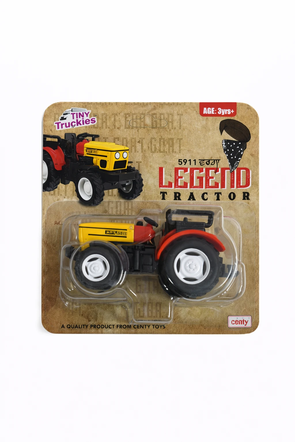 Centy Tiny Truckies Legend Tractor – Die Cast Toy Vehicle for Kids (3+ Years)