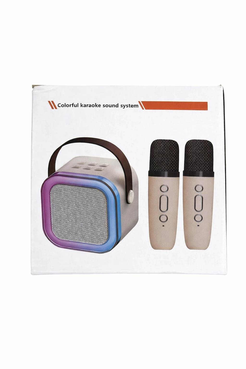 Colorful Karaoke sound system (Pink)