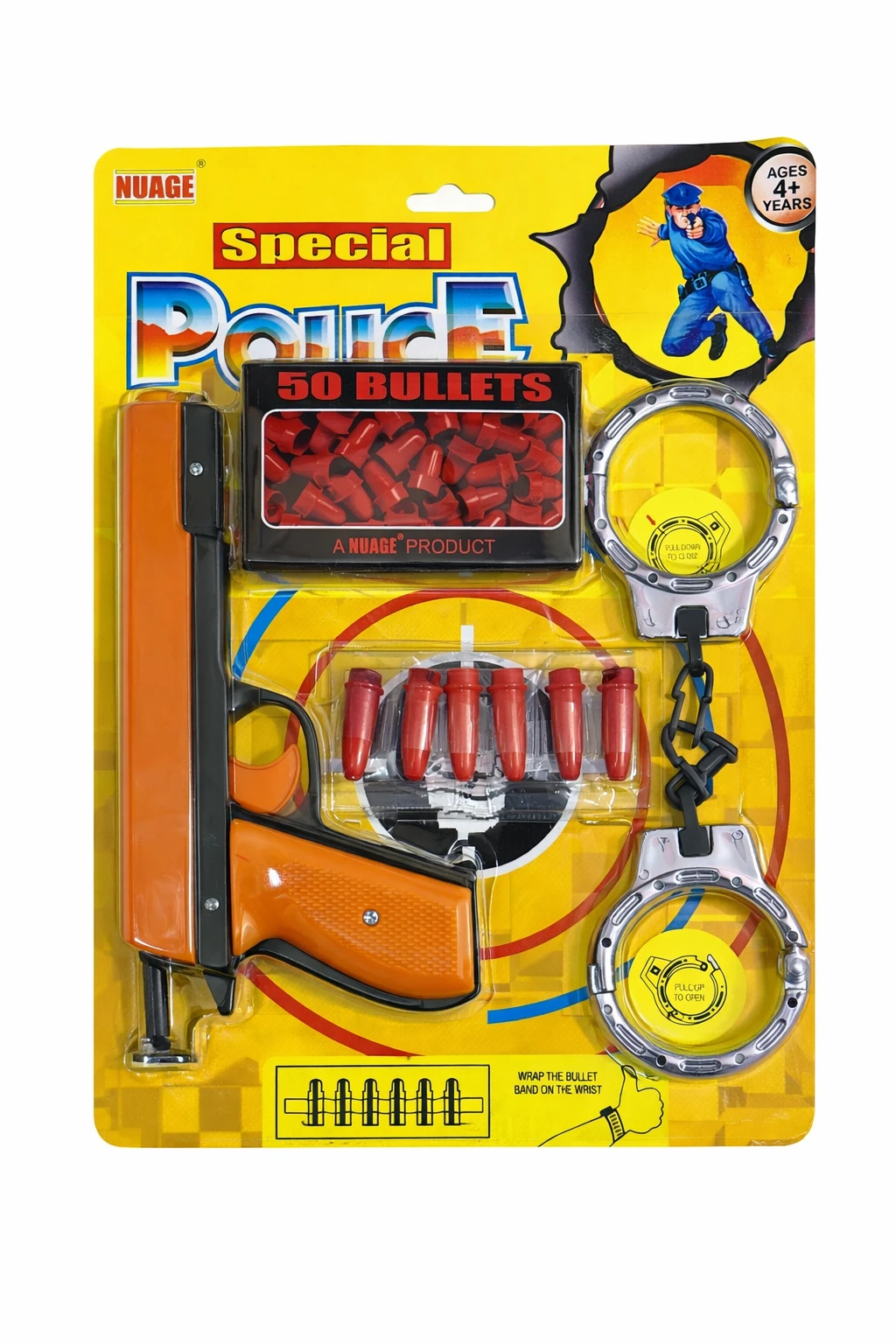 Nuage Special Police Toy Gun Set for Kids | Pretend Play Police Role Play Kit (4+ Years)