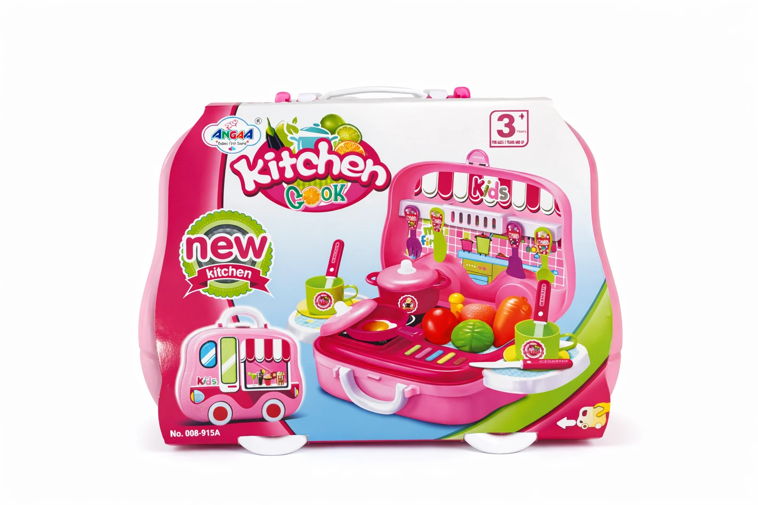 ANGAA Kids Kitchen Cook Play Set