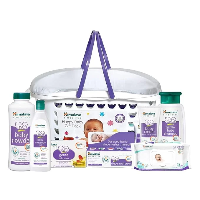 Himalaya Baby Gift Pack (7 pieces) with FREE Maternity Basket