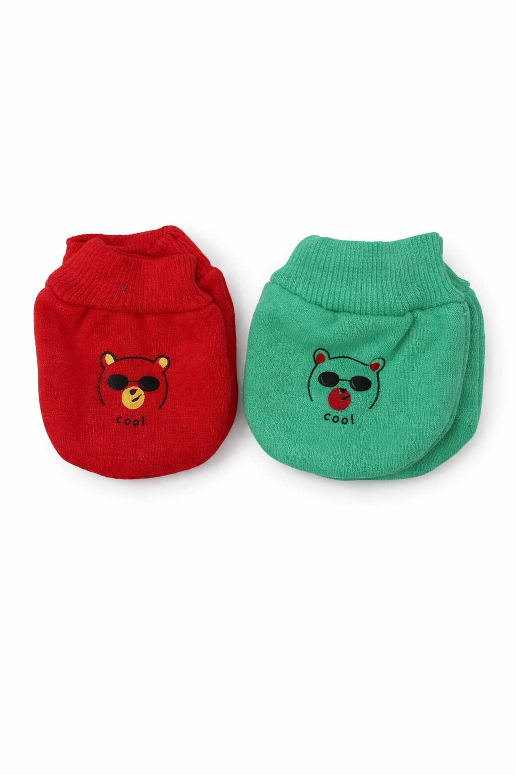 Newborn Baby Winter Mittens – Soft Cotton, Pack of 2