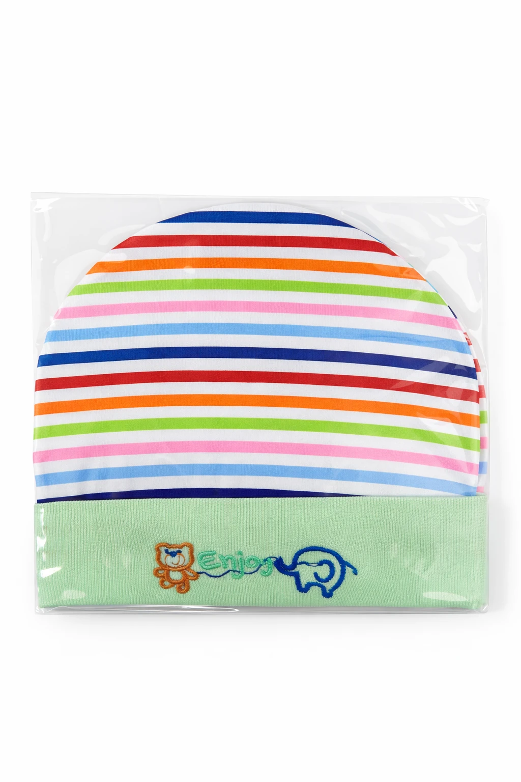 Adorable Baby Cap with Animal Print