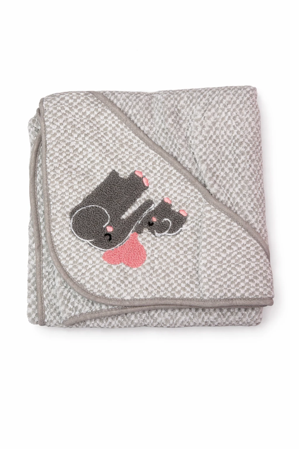 P for Panda Baby Hooded Towel – Soft & Absorbent Cotton Bath Towel