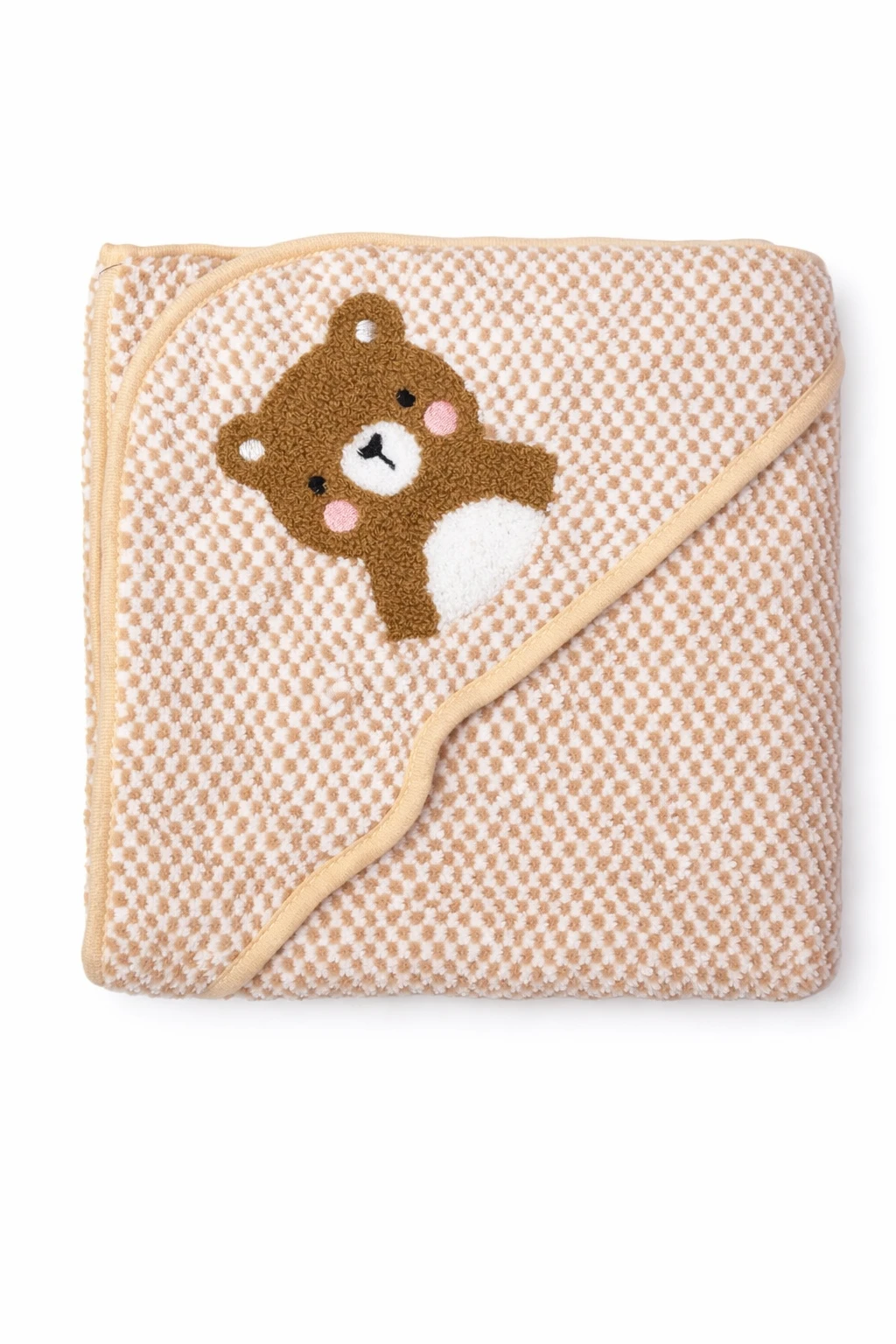 P for Panda Baby Hooded Towel – Soft & Absorbent Cotton Bath Towel