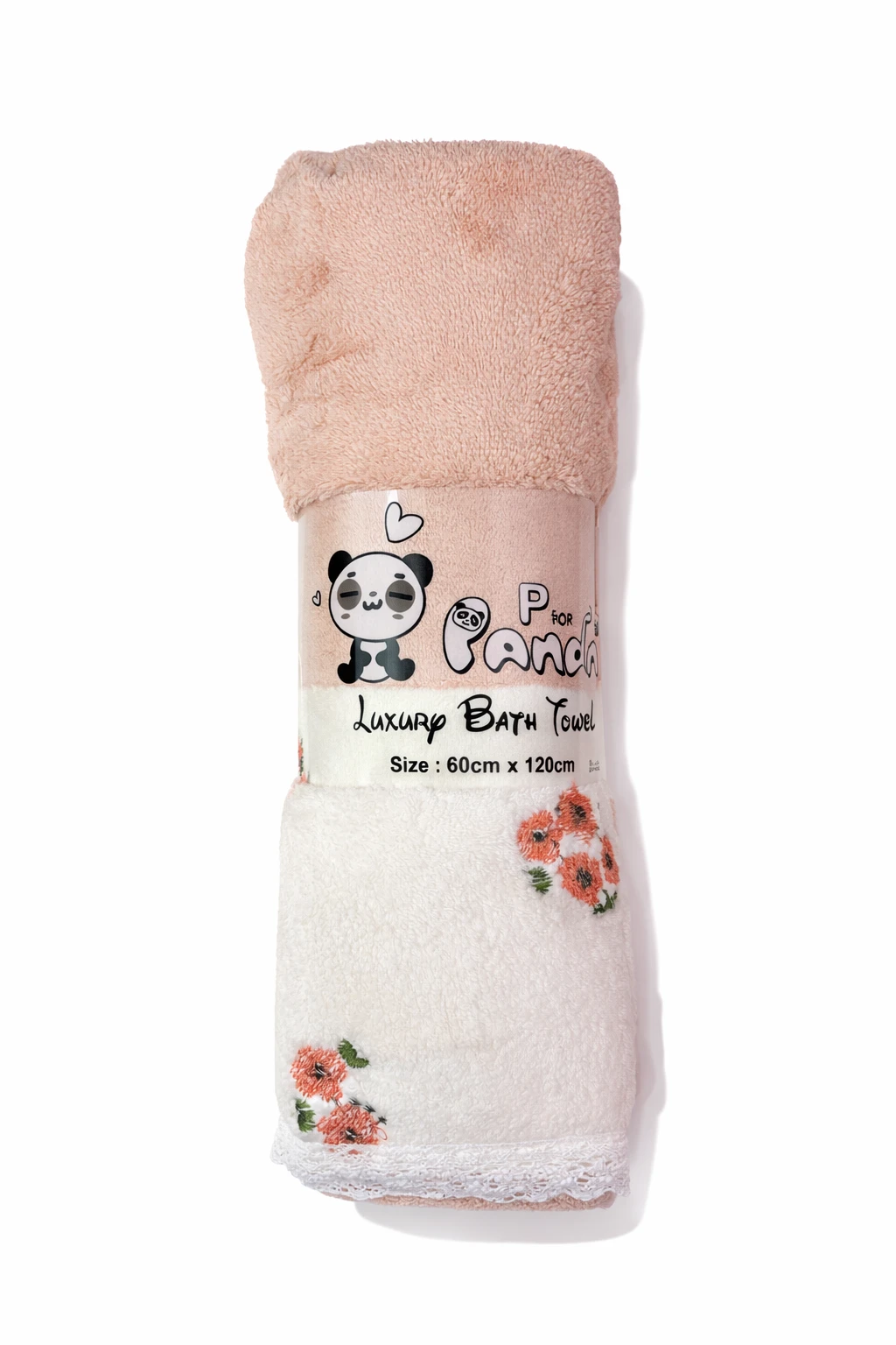 P for Panda Luxury Bath Towel
