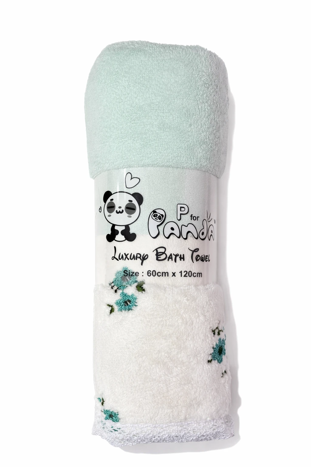 P for Panda Luxury Bath Towel