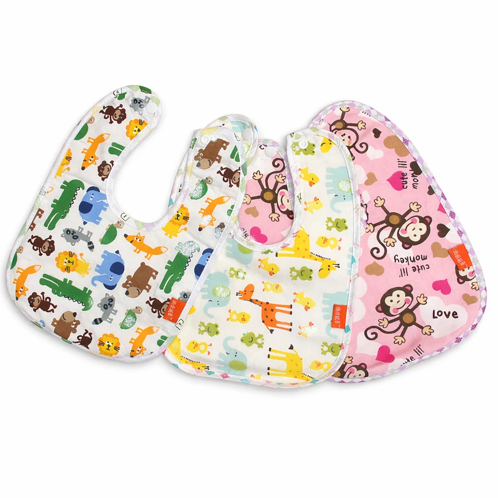 Organic Cotton Kids Bibs (12 Months) – Pack of 3