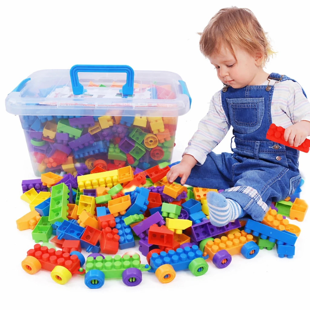 Plastic Building Blocks for Kids 45 Blocks