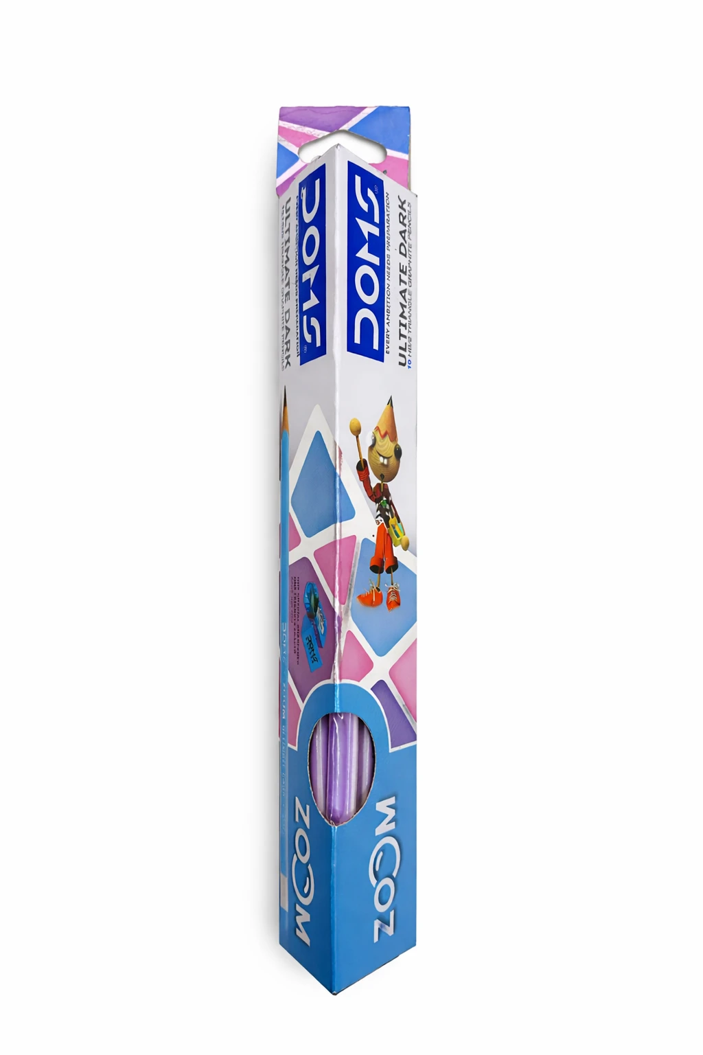 DOMS Pencils Set with Sharpener & Eraser – Pack of 10