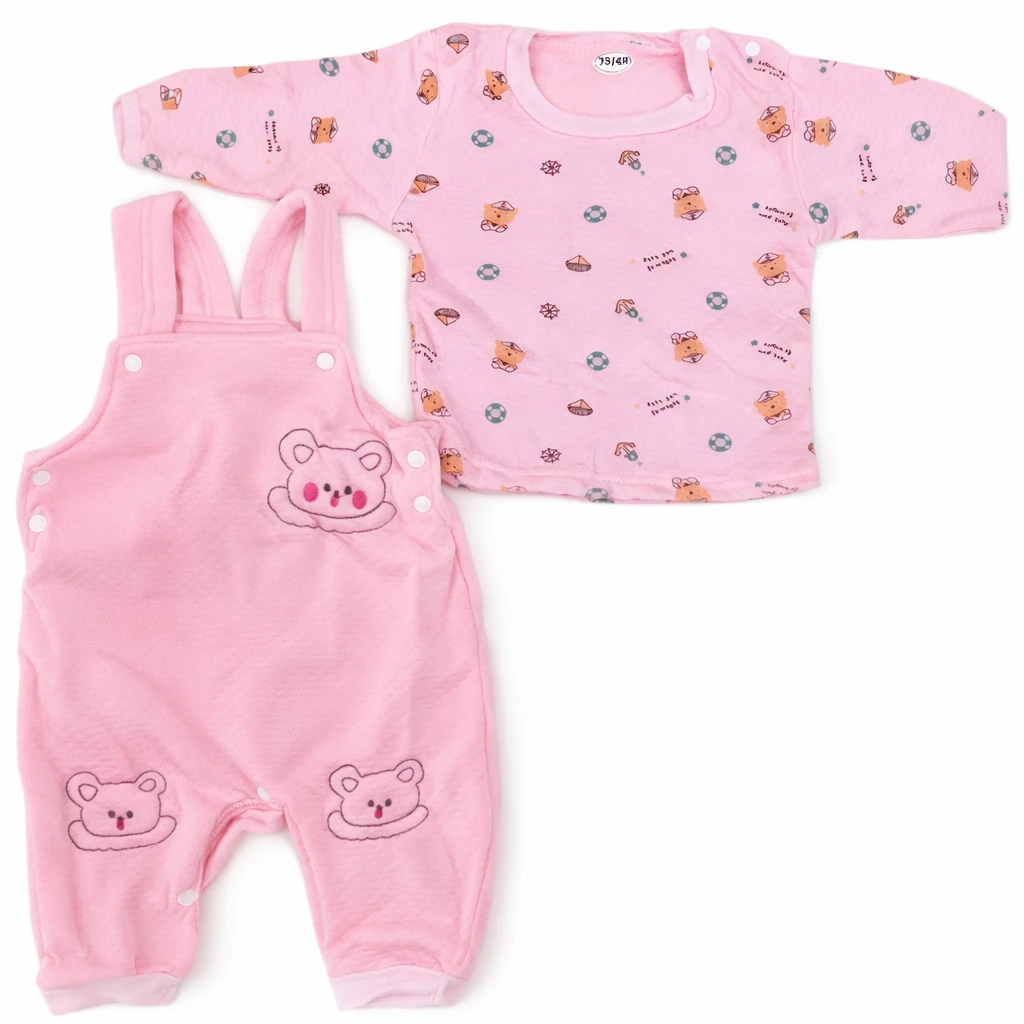 Baby Love Woolen Jumpsuit for Newborns – Soft & Warm (Size 59)