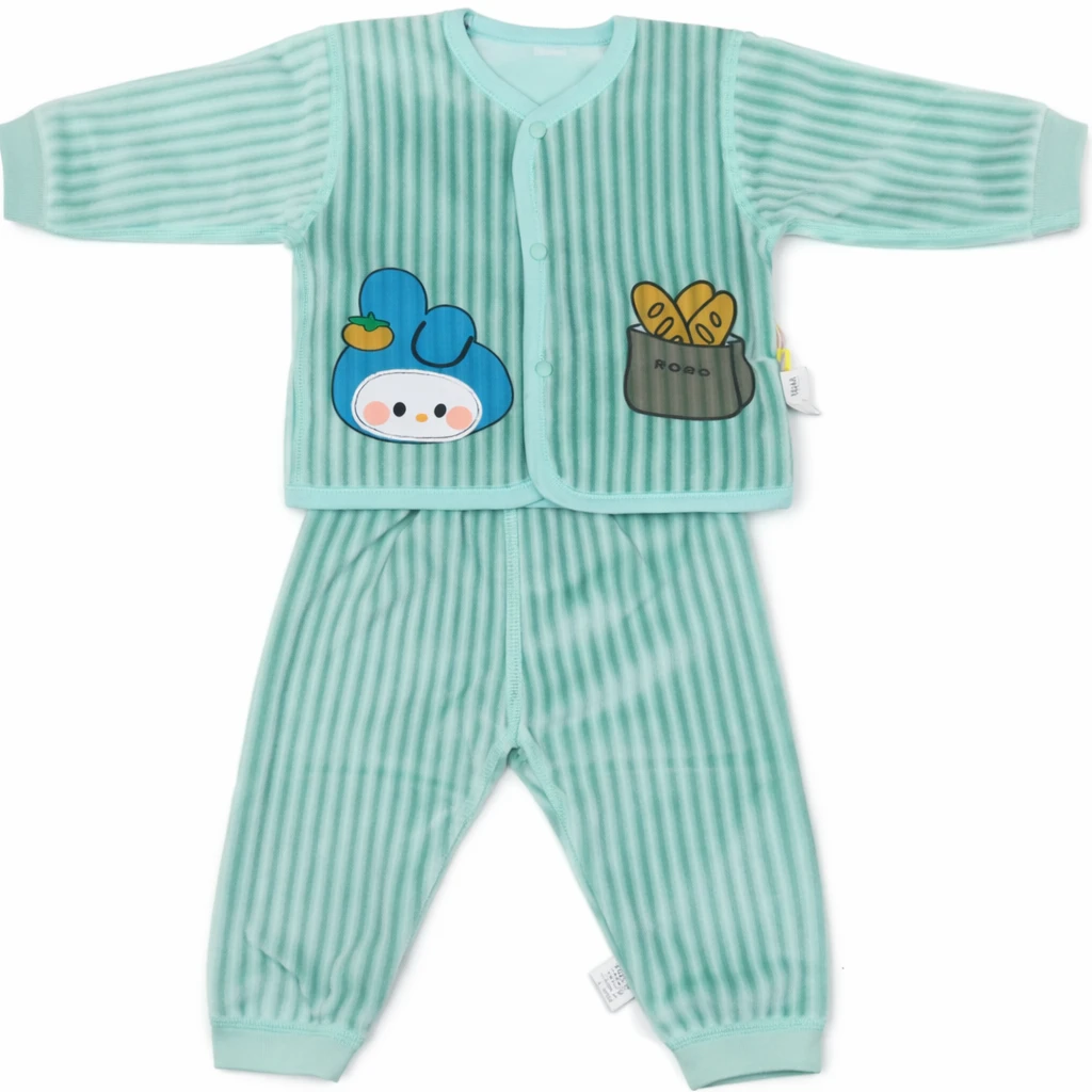 Memi Woolen Shirt Pajama Set (Size 59)