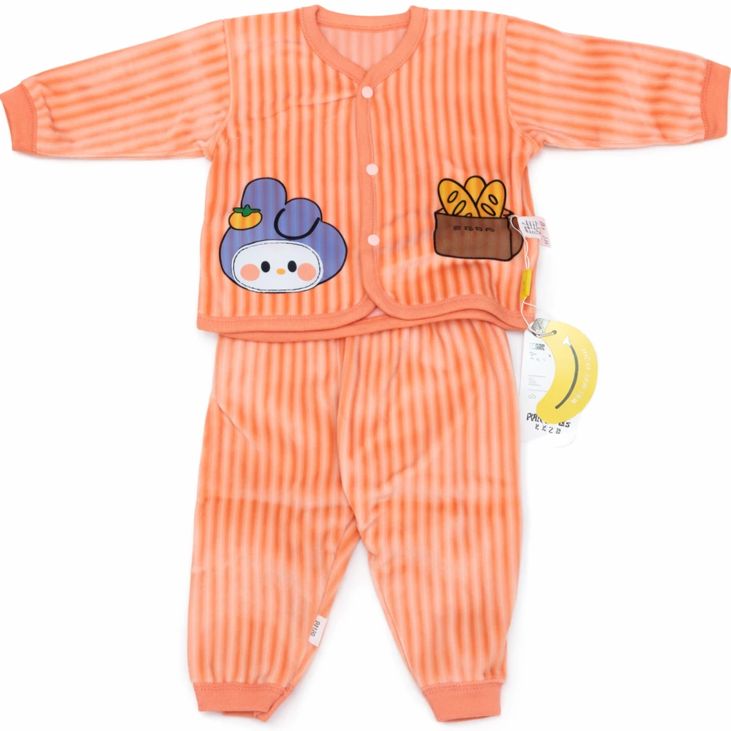 Memi Woolen Shirt Pajama Set (Size 66)